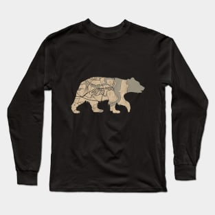 The Heart of #the-grizzlies is Thieves Landing Long Sleeve T-Shirt